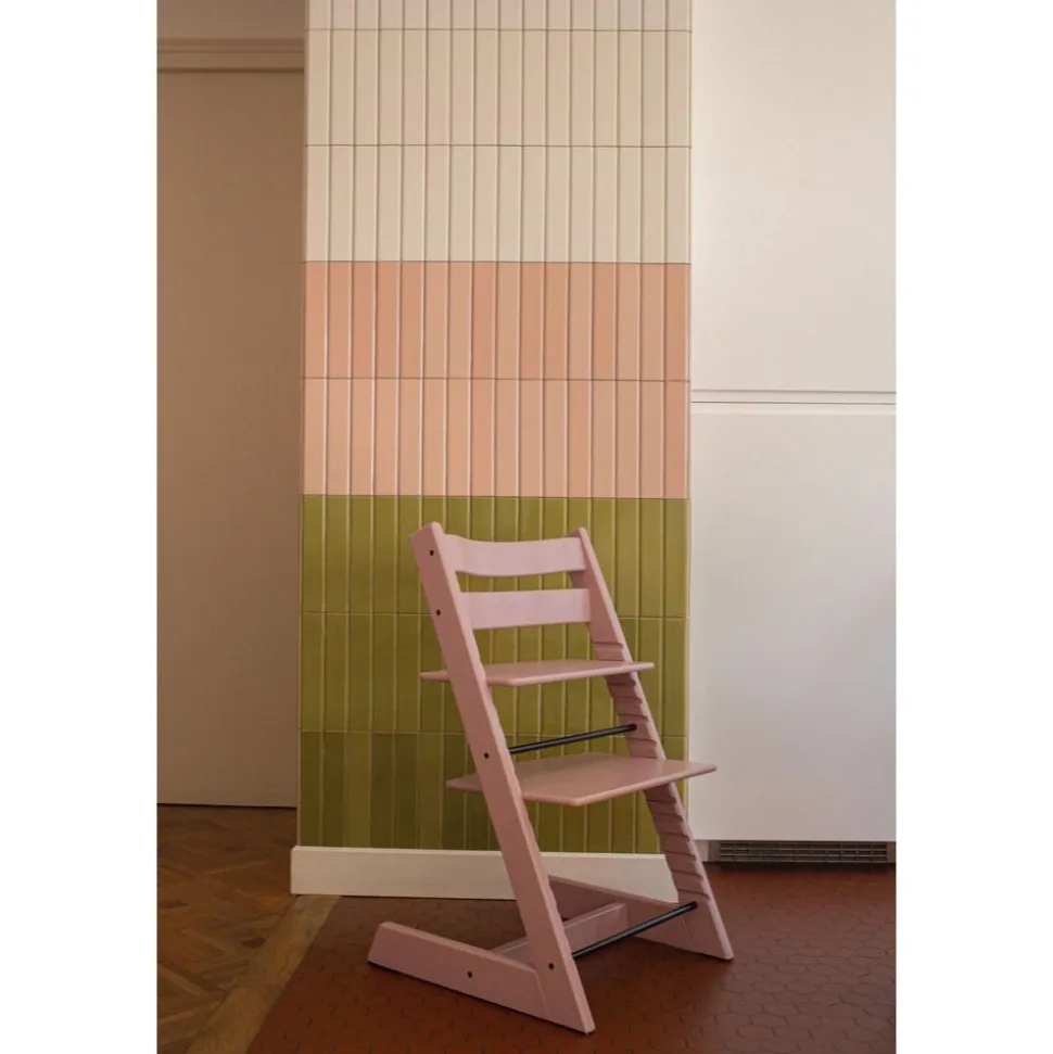 Chaise haute tripp trapp heather mauve