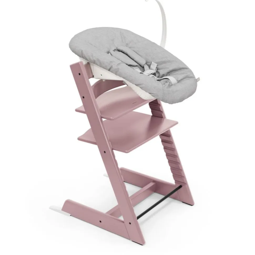 Chaise haute tripp trapp heather mauve