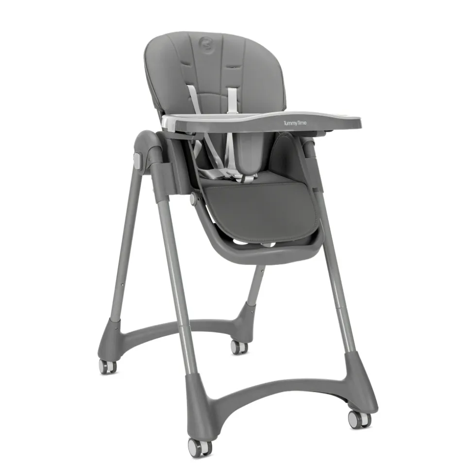 Chaise haute tummy gris