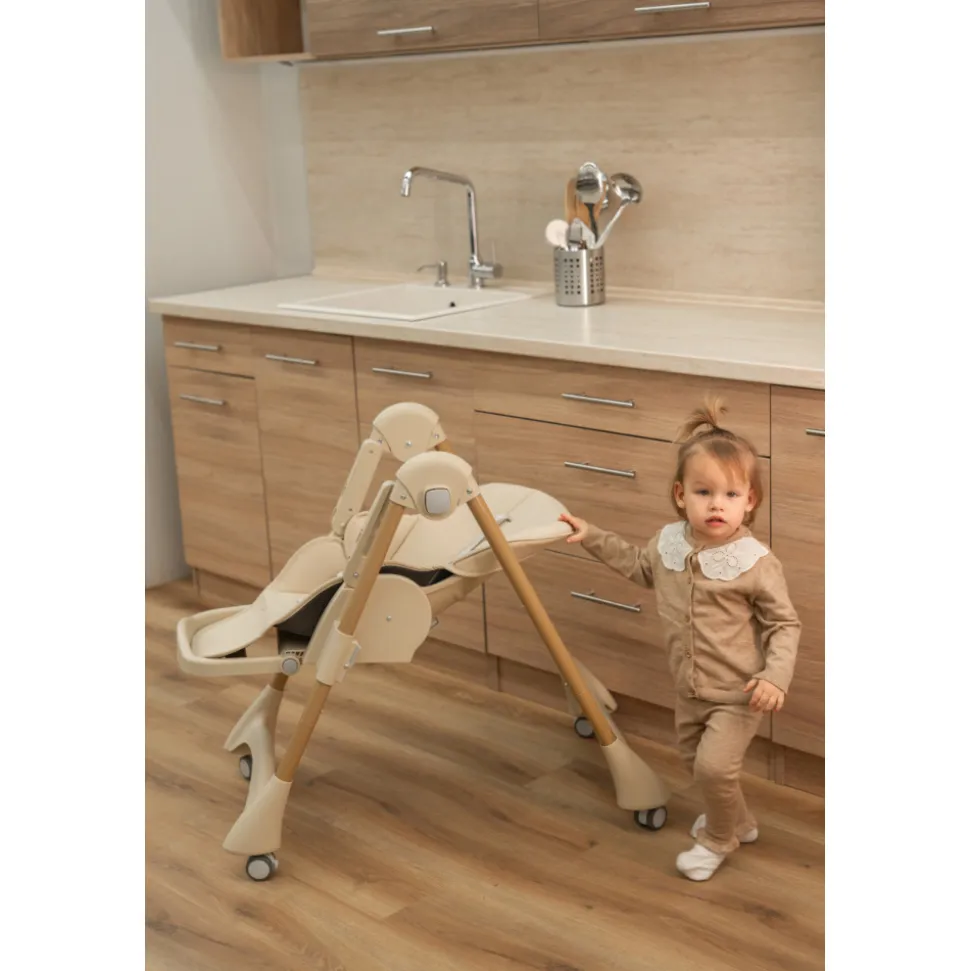 Chaise haute tummy vert