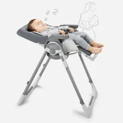 Chaise haute vision avec réducteur sophie la girafe sunrise