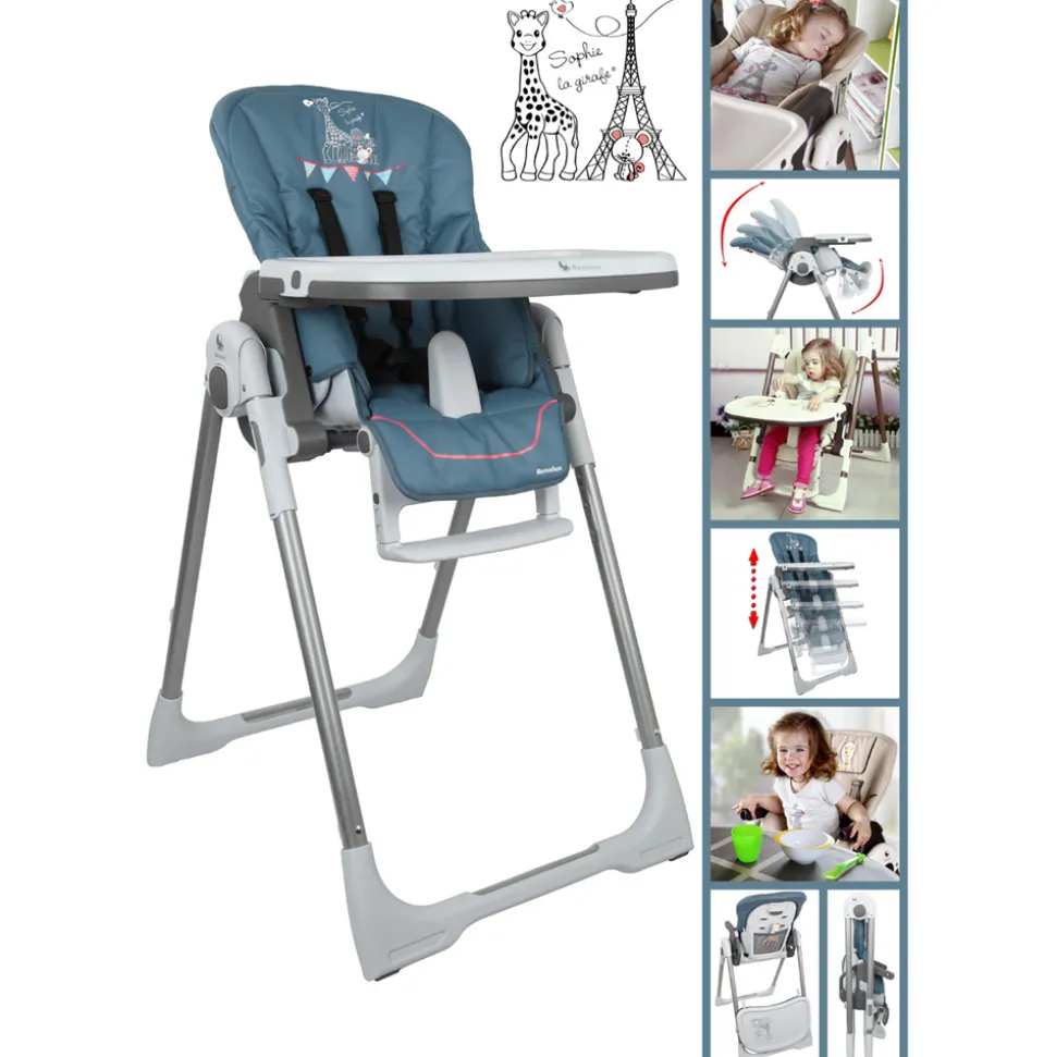 Chaise haute vision- sophie la girafe paris