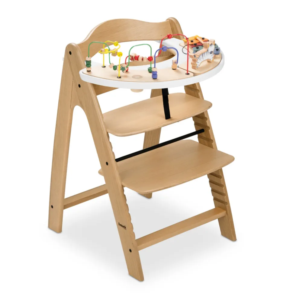 Chaise haute évolutive arketa bois naturel oak