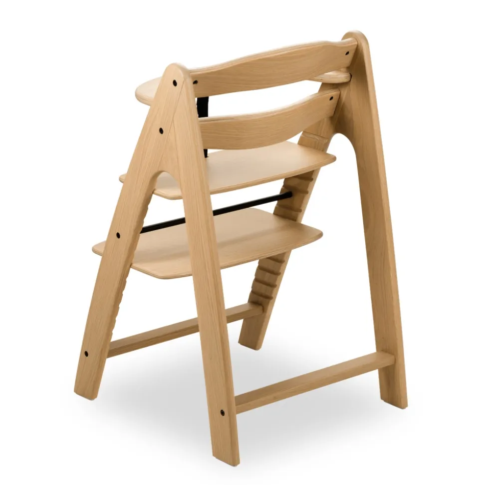 Chaise haute évolutive arketa bois naturel oak