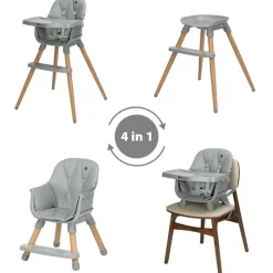 Chaise haute évolutive avista 2 tinted gray