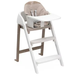 Chaise haute évolutive crescendo up 2en1 pearl cooper re_lux + siège de naissance