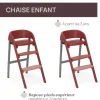 Chaise haute évolutive crescendo up colorado red re_lux