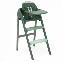 Chaise haute évolutive crescendo up imperial green re_lux