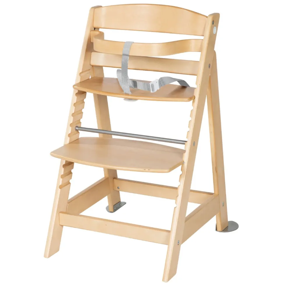 Chaise haute évolutive 2en1 born up naturel vert givré