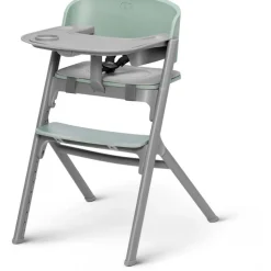 Chaise haute évolutive 4en1 livy olive green + transat calmee