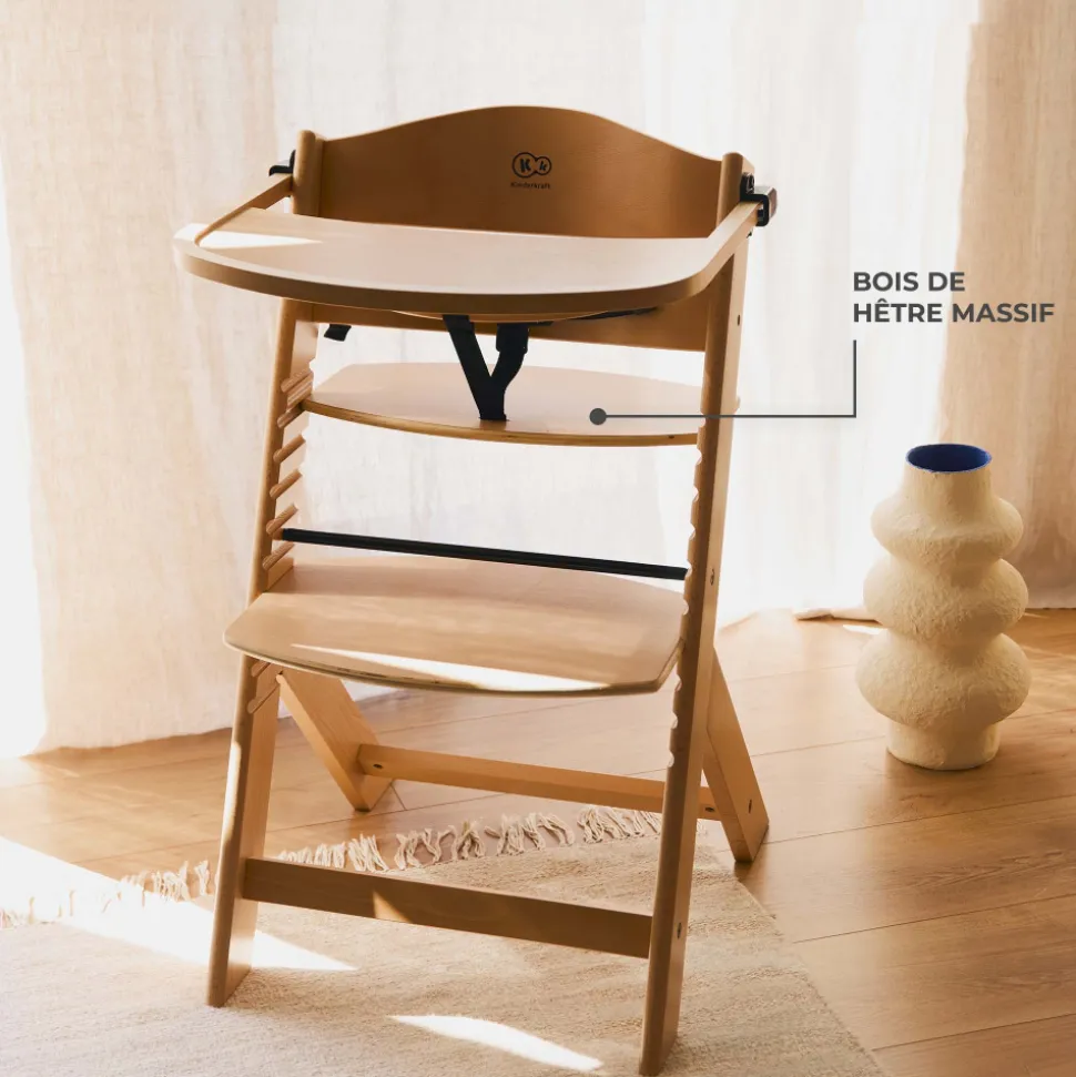 Chaise haute évolutive enock brown