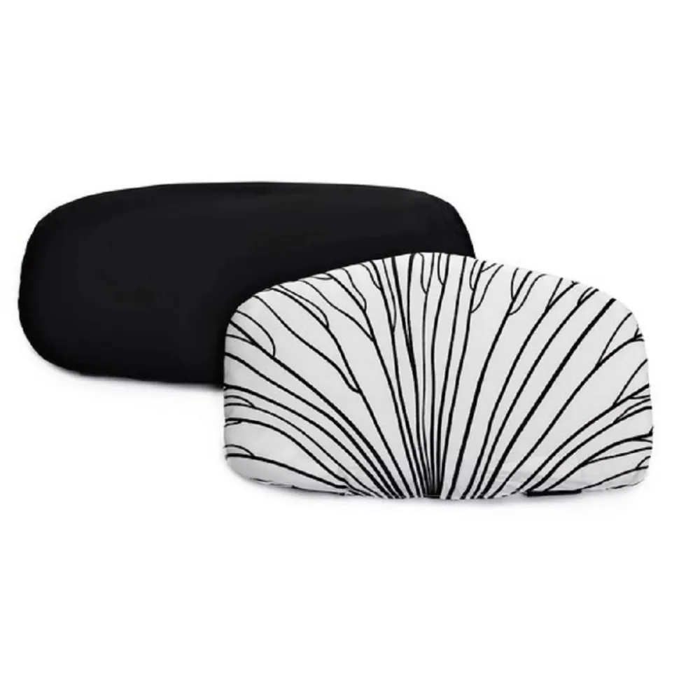 Chaise haute évolutive enock naturel + coussins black et plateau
