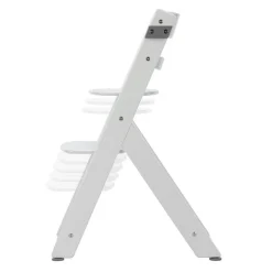 Chaise haute évolutive 2-en-1 timba 2 white + transat tinted graphite
