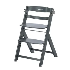 Chaise haute évolutive 2-en-1 timba 2 warm gray + transat tinted graphite