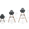 Chaise haute évolutive evolu 2 gris anthracite