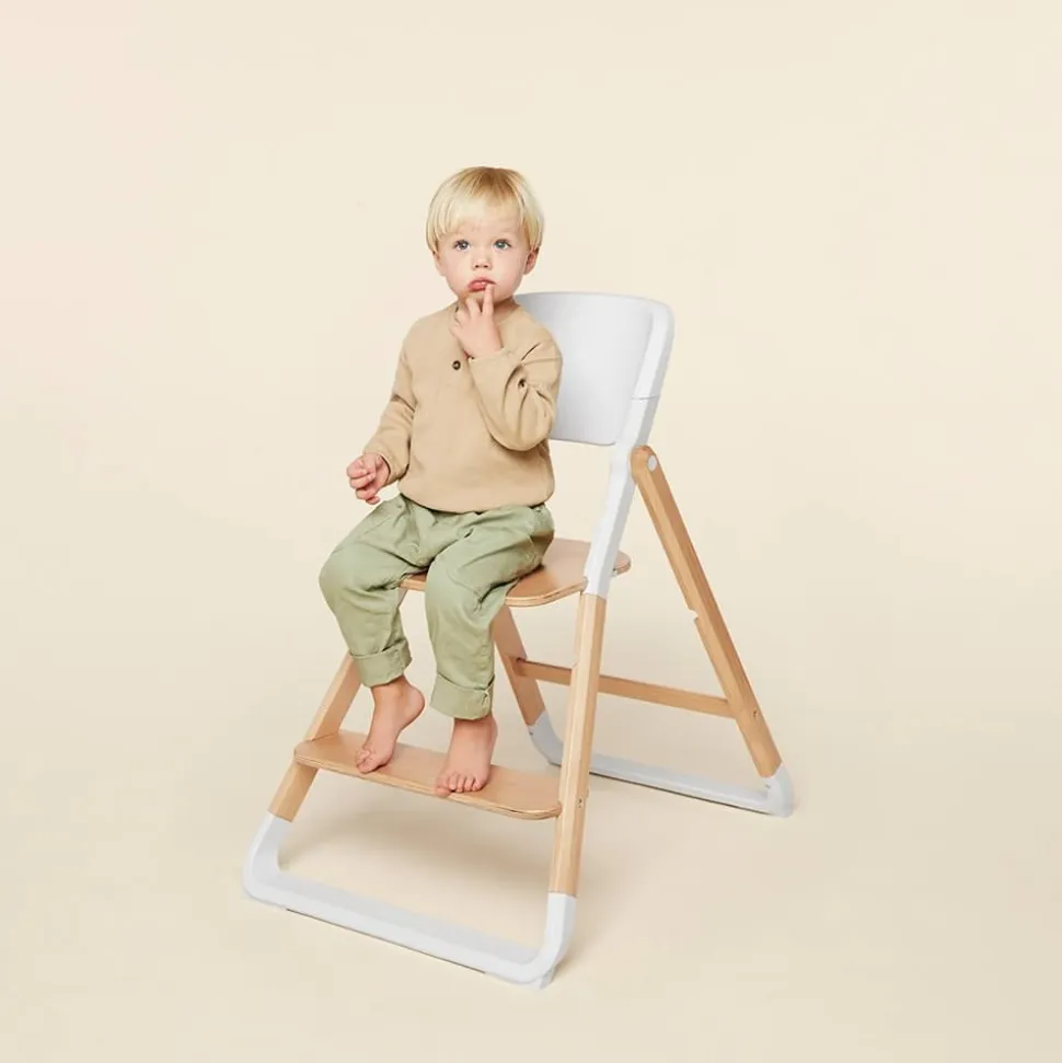 Chaise haute évolutive evolve bois naturel