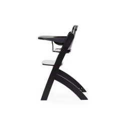 Chaise haute évolutive evosit noire + tablette