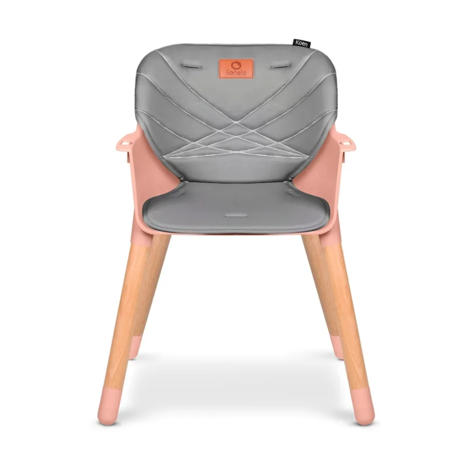 Chaise haute évolutive koen pink rose