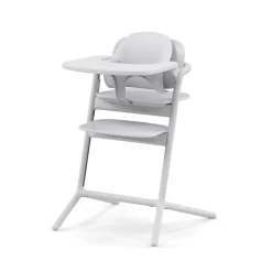 Chaise haute évolutive lemo 3en1 all white