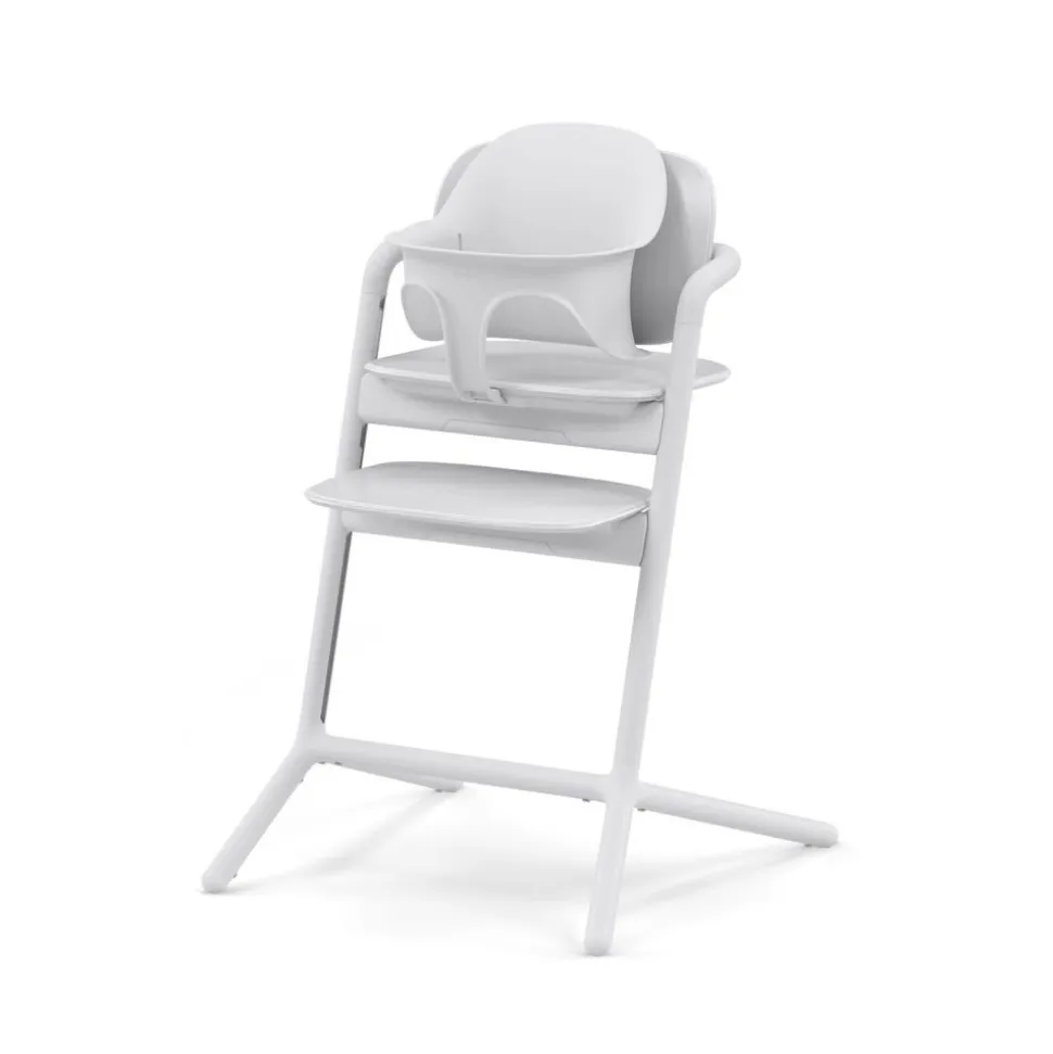 Chaise haute évolutive lemo 4en1 all white