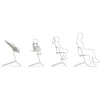 Chaise haute évolutive lemo 3en1 sand white