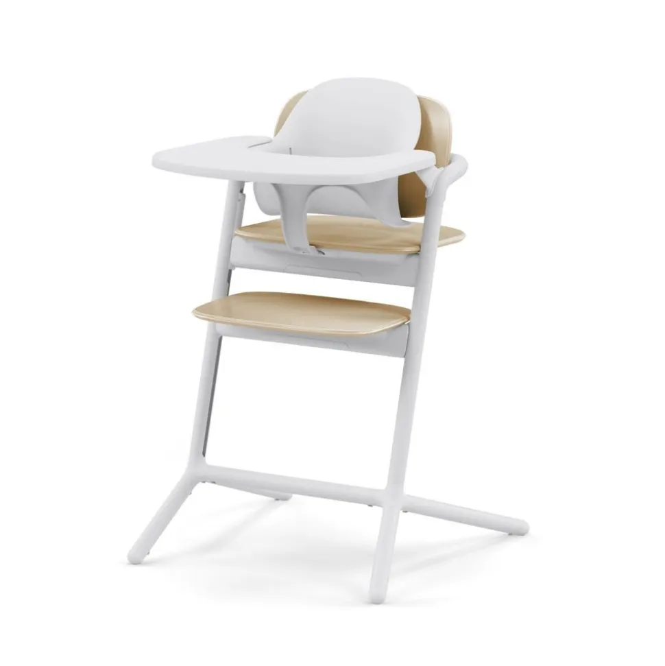 Chaise haute évolutive lemo 4en1 sand white