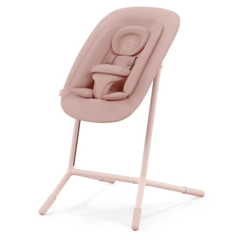 Chaise haute évolutive lemo 4en1 pearl pink