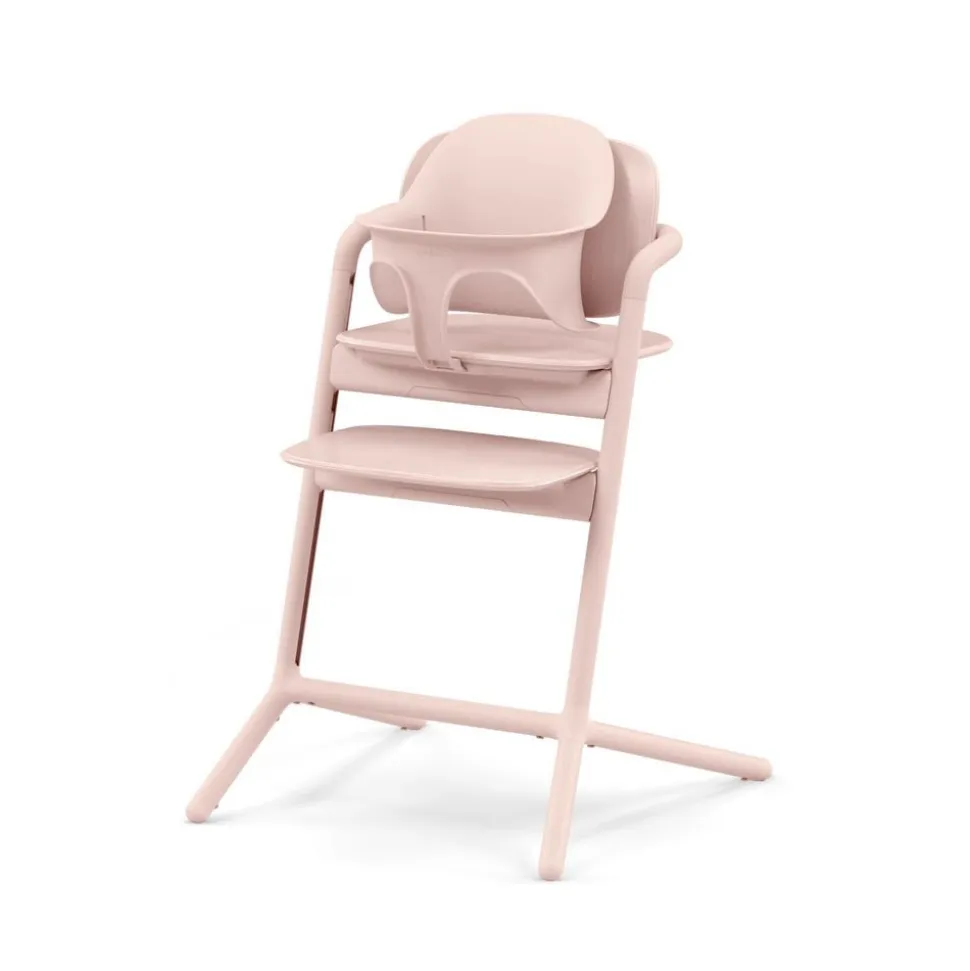 Chaise haute évolutive lemo 4en1 pearl pink