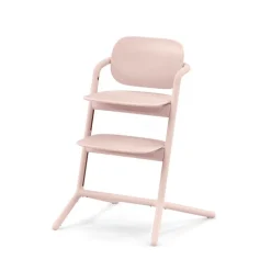 Chaise haute évolutive lemo pearl pink