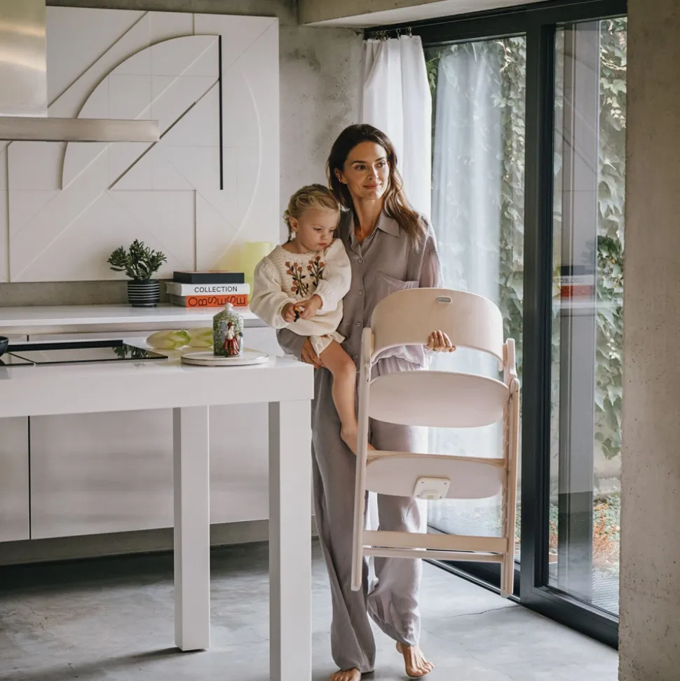 Chaise haute évolutive pliante click & fold 4en1 stone blue