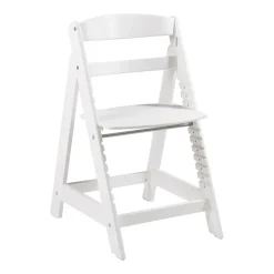 Chaise haute évolutive sit up click bois blanc laqué