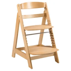 Chaise haute évolutive sit up click bois naturel