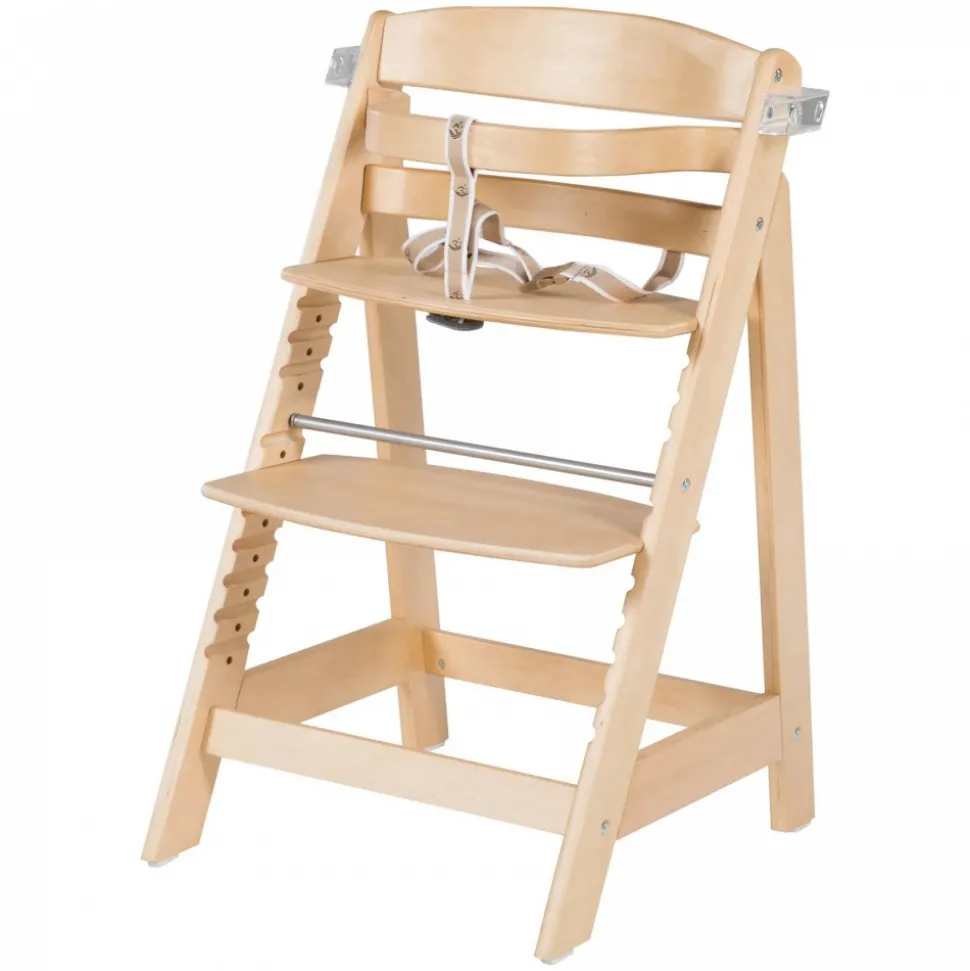 Chaise haute évolutive sit up click & fun bois naturel
