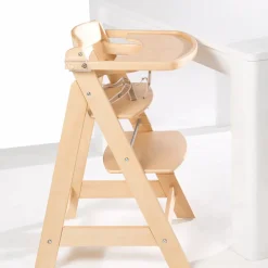 Chaise haute évolutive sit up fun bois naturel