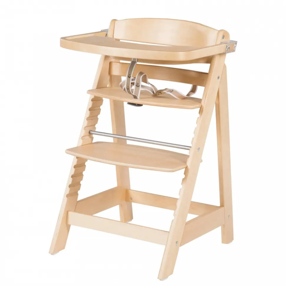 Chaise haute évolutive sit up fun bois naturel