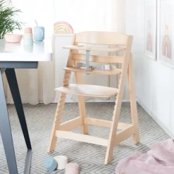 Chaise haute évolutive sit up flex bois naturel