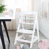 Chaise haute évolutive sit up flex bois blanc