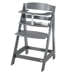 Chaise haute évolutive sit up flex bois anthracite
