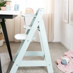 Chaise haute évolutive sit up flex bois menthe