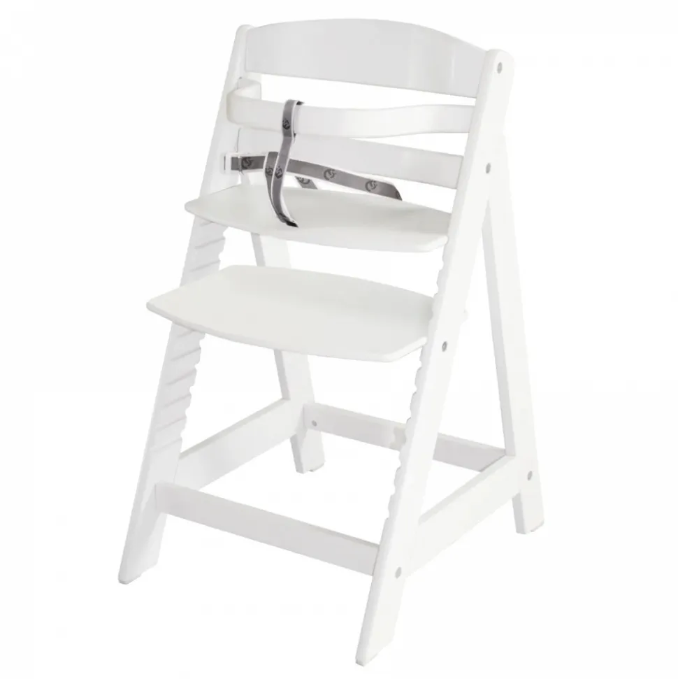 Chaise haute évolutive sit up lll blanc + coussin réducteur adam et eule