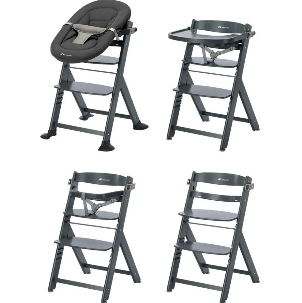 Chaise haute évolutive timba 2 - warm gray