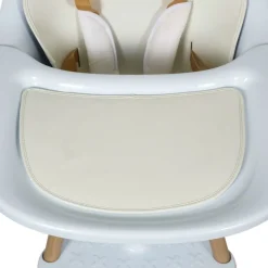 Chaise haute évolutive ultimo 3 luxe white et naturel
