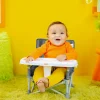 Chaise pliable bébé grise