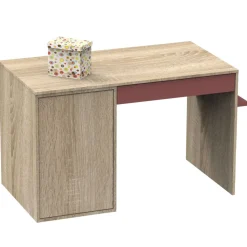 Chambre bébé duo lit bébé 60x120 + commode nova rose canyon