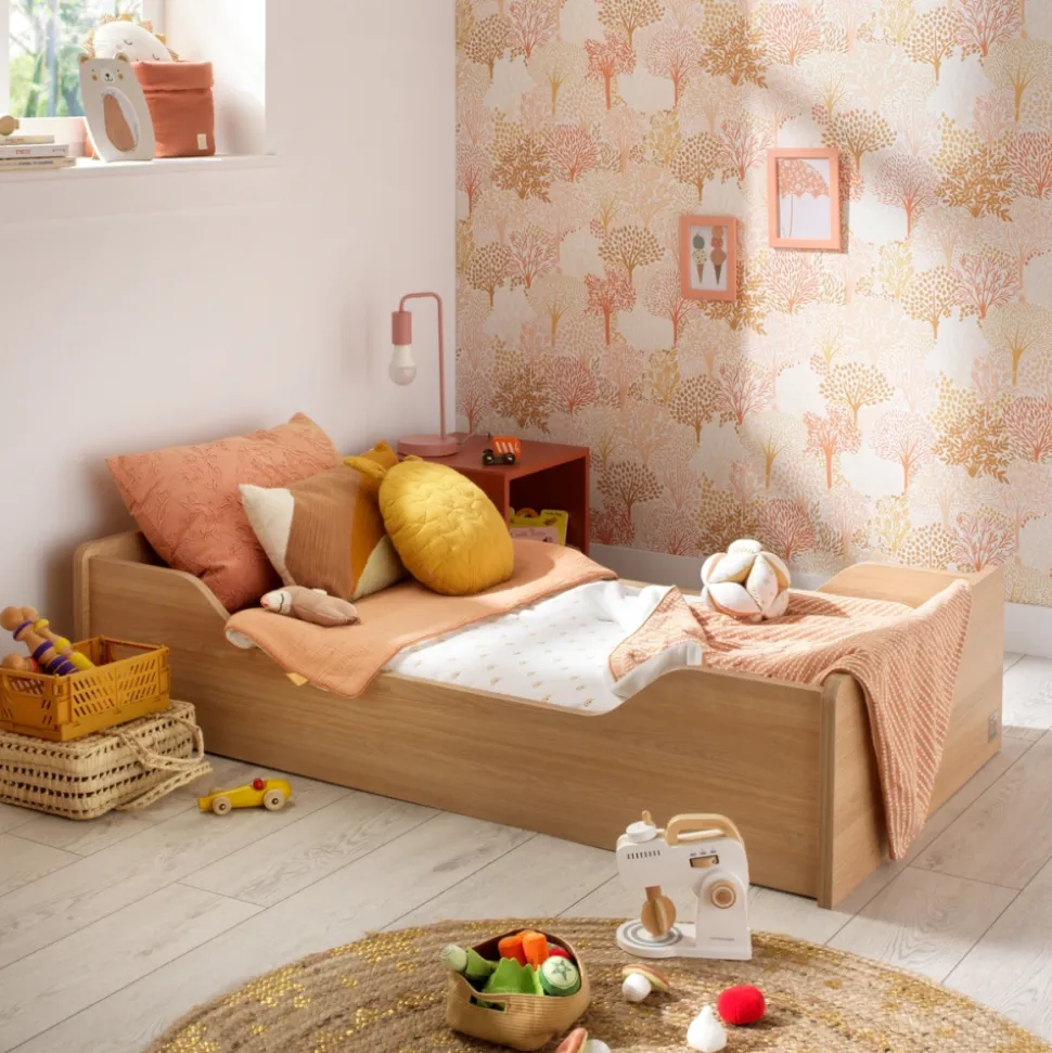 Chambre bébé duo lit 70x140cm + commode vanille