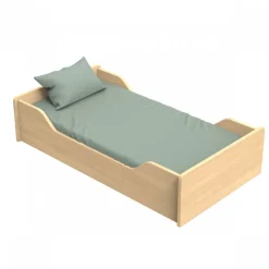 Chambre bébé duo lit 70x140cm + commode vanille