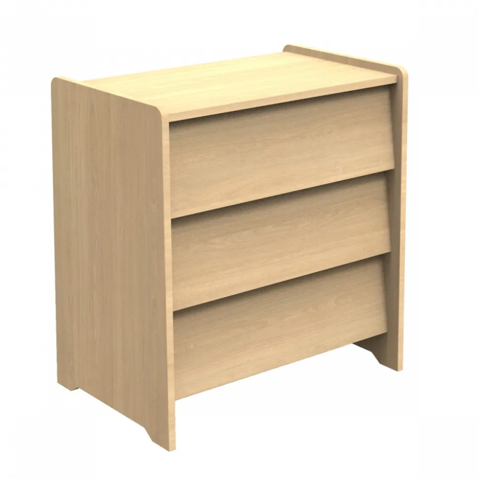 Chambre bébé duo lit 60x120cm + commode cannelle