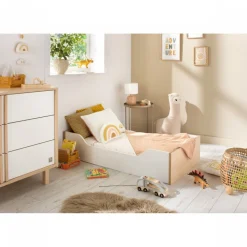 Chambre bébé duo lit 70x140cm + commode nature