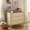 Chambre bébé duo lit 60x120cm transformable + commode melinee