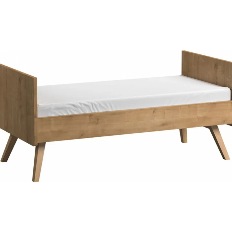 Chambre bébé duo lit 70x140 + commode bois - collection vintage